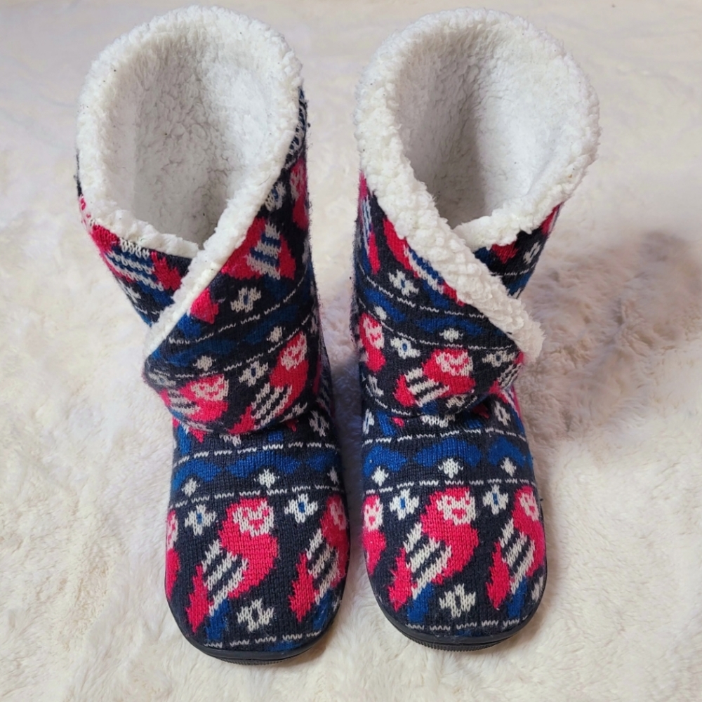 Vera Bradley cozy slip on booties